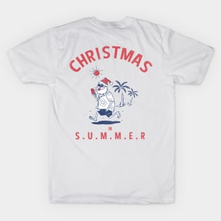 Summer Christmas Funny Christmas In July T-Shirt